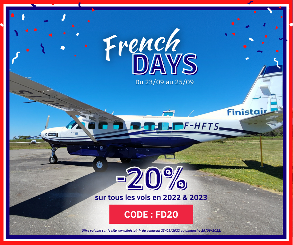 Offre French Days : -20% sur TOUS les vols !
